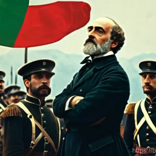이탈리아 독립운동 - **Prompt 1: Mazzini Ignites Young Italy**
    "A vibrant, dynamic illustration depicting Giuseppe Ma...
